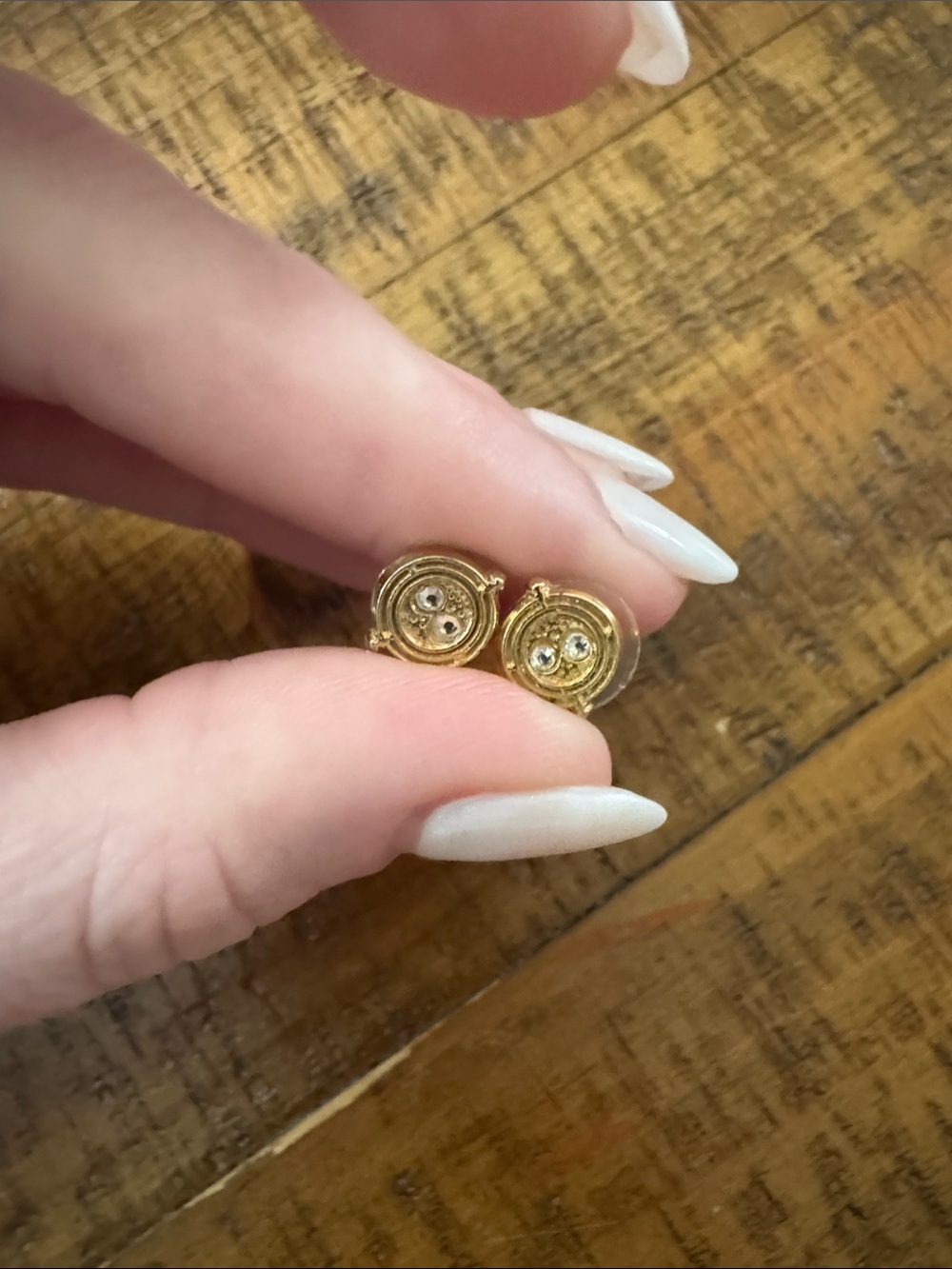 Harry Potter time turner earrings